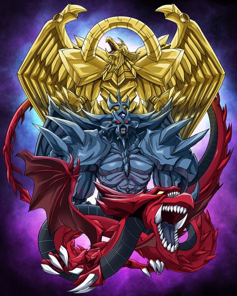 Egyptian Gods Wallpaper, Yugioh Egyptian Gods, Yugioh Wallpaper, Rare Yugioh Cards, Gods Wallpaper, Winged Dragon Of Ra, Slifer The Sky Dragon, Obelisk The Tormentor, Yugioh Dragon Cards