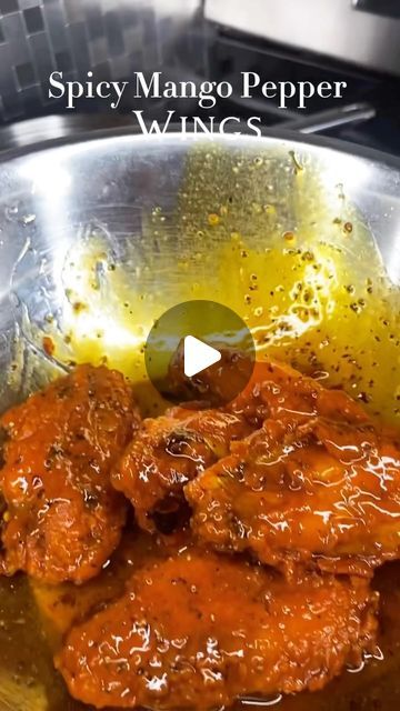 Tropick Feasts on Instagram: "@bakerskitchen__ Where My Wing Lovers At🥭🌶️ 

Are y’all here for these Spicy Mango Pepper Wings 

The sauce 
 Butter 
 Hot sauce 
Mango pepper 
Sweet Chilli 

That sauce is drippy the wings are crispy , babyy I think I’m gonna have to add these babies to my wings and sauces E book 😋

Mango pepper seasoning available in my Amazon store ❤️ 

#winglover #wangs #crispychicken #tasty #tropickfeasts #foodie #cooking #sauces #cookwithme" Sweet Chilli, Crispy Chicken, Stuffed Sweet Peppers, Hot Sauce, Mango, Sauce, Stuffed Peppers