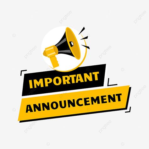 Important Announcement Image, Notice Design Layout, Graphic Design Announcement, Important Notice Sign, Announcement Design Graphics, Announcement Poster Layout, Announcement Graphic Design, Notice Background, Announcement Icon