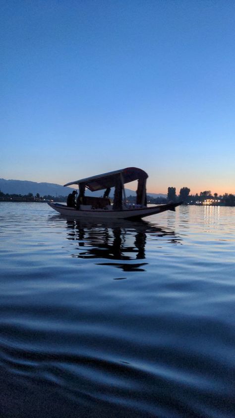 Dal Lake in Kashmir - has a pretty striking blue texture. I traveled via Shikar boats on Dal Lake in Srinagar, Kashmir. The waters were ice cold and smooth. You can see the waves forming on the water and the pretty Shikara boat too! Another real beauty was also the HORIZON! The sun was setting, and the buildings - more of floating structures - were retiring for the day. I love this moment. This warrants a pretty wallpaper too! :) ~ Shot on Google Pixel Shikara Boat Kashmir, Srinagar Kashmir, Dal Lake, Blue Texture, Srinagar, Real Beauty, The Horizon, The Pretty, Blue Water