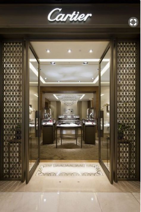 PullCast Luxury Store Doors Cartier Shop Interior, Cartier Shop, Cartier Store, Store Facade, Jewelry Store Interior, Retail Facade, Shop Facade, Luxury Door, Jewelry Store Design