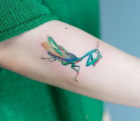 Tattoo photo - Mantis tattoo by Zihee Tattoo Praying Mantis Tattoo, Mantis Tattoo, Mantis Religiosa, Bug Tattoo, Insect Tattoo, Tattoo Prices, Unique Tattoo Designs, Praying Mantis, Head Tattoos