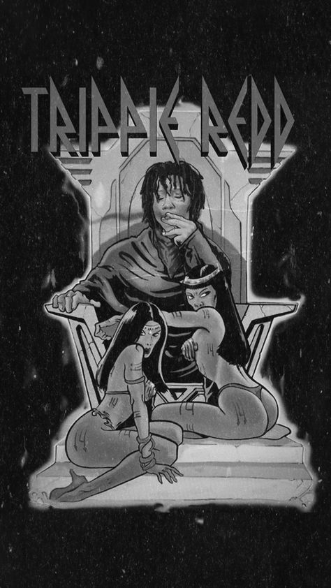 A Love Letter To You Album Cover Trippie, Trippie Red Album Cover Wallpaper, Trippie Red Poster, Trippie Red Wallpaper, Rapper Wallpapers, Trippie Red, Rap Album Covers, Trippy Iphone Wallpaper, Cottagecore Indie