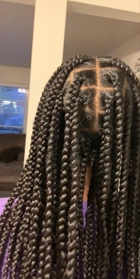 16 Box Braids, Knotless Braids Mid Back Length, Braids Mid Back Length, Knotless Braids Mid Back, Medium Large Knotless Braids, Medium Large Knotless, Box Braids Medium Length, Knotless Medium, Box Braids Length