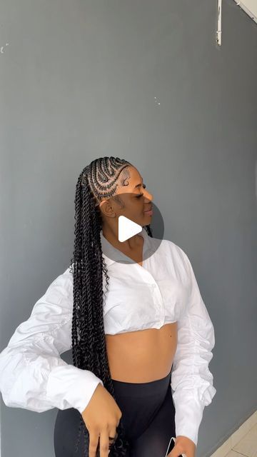 Ghana Braid Styles, Boho Braided Hairstyles, Ghana Braids, Boho Twists, Twist Ponytail, Stitch Braids, Hair Color Techniques, Color Techniques, Braided Hairstyles For Wedding