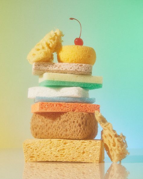 Art Direction Photography, Visual Strategy, Bath Sponges, Food Art Photography, Object Photography, Cute Backgrounds For Phones, Nyc Art, Prop Styling, Summer Kitchen