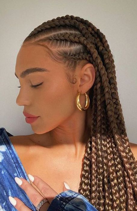 25 Tribal Braids That are So Hot Right Now - The Trend Spotter Braids Goddess, Goddess Braids Hairstyles, Braided Cornrow Hairstyles, Fesyen Rambut, Feed In Braid, Fulani Braids, Hair Guide, Cornrow Hairstyles, African Braids Hairstyles