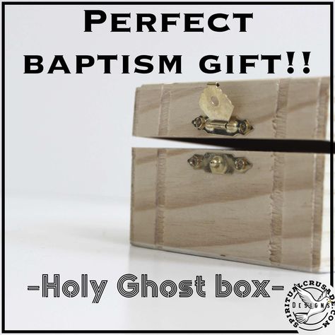 Spiritual Crusade: Baptism gift - Holy Ghost box Holy Ghost Talk, Lds Object Lessons, Lds Activities, Baptism Talk, Baptismal Covenants, Lds Baptism Gifts, Lds Talks, Ghost Box, Ghost Bag