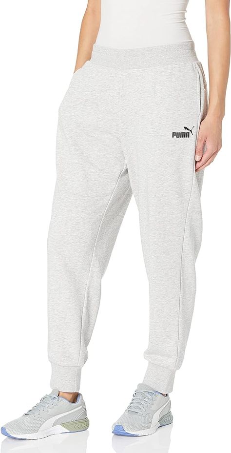 PUMA Women's Essentials Sweatpants Essentials Sweatpants, Womens Essentials, Puma Women, Women Essentials, Amazon Women, Chic Dress, Light Gray, French Terry, Wardrobe Essentials