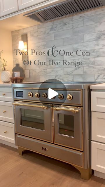 Jenni Ross on Instagram: "We love our Ilve range and, after having it for a year, here are the top pros along with one con

Pros: 

1) the quality is impeccable. It is not only gorgeous, but it bakes and cooks like a breeze. It heats up quick, cooks evenly, and the induction too boils water faster than our gas stoves ever did. 

2) the range has held up! I would expect no less after a year, but it is good to know that Ilve products do no chip or scratch with use- and we use our’s at least once a day. It is still as beautiful as the day it was installed.

Ready for the con?

We have needed some work on the smaller oven and the warranty company is still looking for someone in our area to service it months later. Being a newer brand in the US and an international brand at that, the service is Ilve Range Kitchen, Range Kitchen, Ilve Range, Round House Plans, Small Oven, Cooking Lover, Luxury Appliances, Gas Stoves, Induction Stove