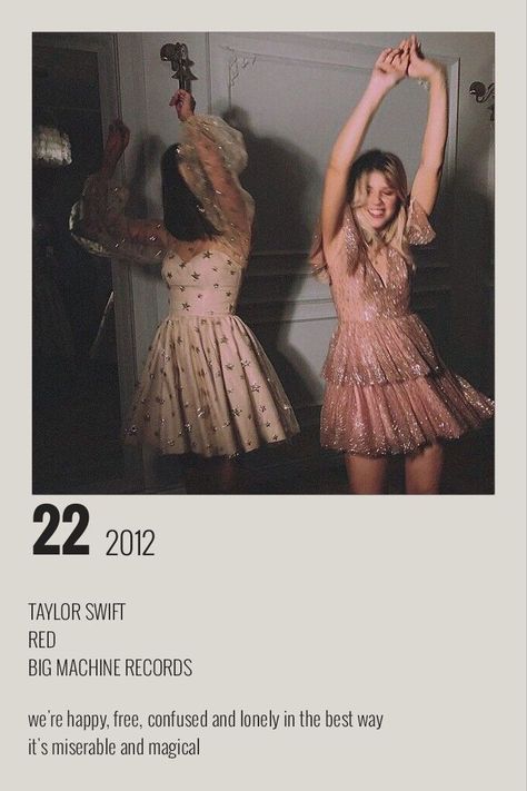 22 Poster Taylor Swift, Taylor Swift Song Cards, Question Taylor Swift, Midnights Album Cover, Taylor Swift Polaroid Poster, Taylor Polaroid, 1989 Lyrics, Polaroid Songs, Bejeweled Taylor Swift