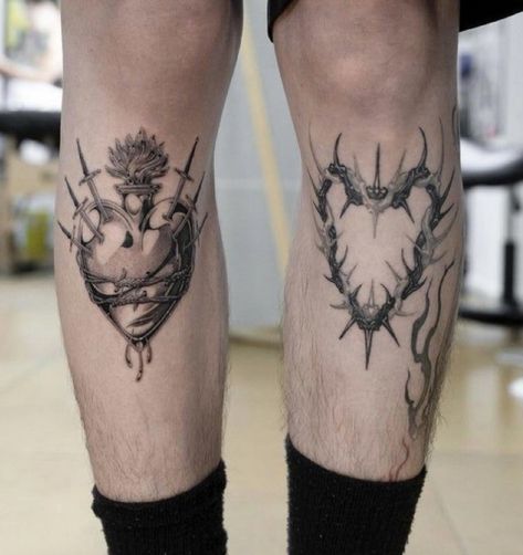 Thorn Tattoo, Hipster Tattoo, Sacred Heart Tattoos, Surreal Tattoo, Armband Tattoos, Busan South Korea, Doodle Tattoo, Traditional Tattoo Art, Modern Tattoos