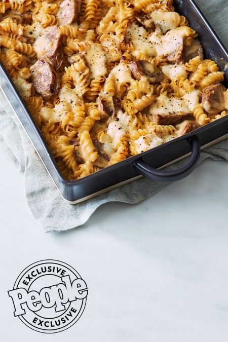 John Whaite's Taleggio Mac ’n’ Cheese with Sausage recipe will melt in your mouth. Grilled Guacamole, Evaporated Milk Recipes, Taleggio Cheese, Homemade Vegetable Broth, Great British Baking Show, British Baking Show, Sausage Recipe, Creamy Mac And Cheese, Best Pasta Recipes