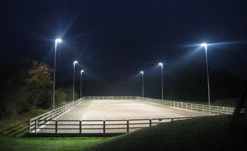 Horse Arena Fencing, Outdoor Horse Arena, Arena Fencing, Bay Clydesdale, Horse Riding Arena, Cleveland Bay, Equestrian Stables, Dressage Arena, Horse Farm Ideas