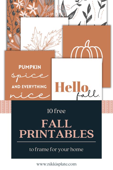 Free Printable Autumn Wall Art, Fall Printable Wall Art, Fall Decor Printables, Fall Wall Art Printable, Free Fall Leaves Printables, Autumn Wall Art Free Printables, Fall Wall Art Free Printable, Free Home Printables, Fall Decor Printables Free