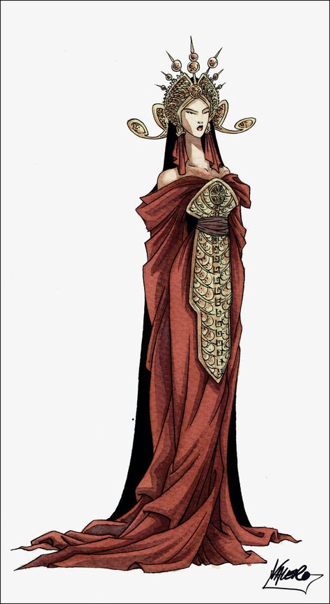 turandot_by_tervalero Turandot Opera, Stage Costume, Sketch Inspiration, Historical Costume, Fashion Costume, Fashion Sketches, Costume Design, Traditional Dresses, Fashion Illustration