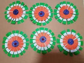 Art ,Craft ideas and bulletin boards for elementary schools: Independence day art ideas Independence Day Crafts For Kids, Haryali Teej, Bulletin Boards For Elementary, Rakhi Craft, Independence Day Crafts, Independence Day Art, Creative Ideas For Kids, Preschool Creative Art, Paper Craft Work