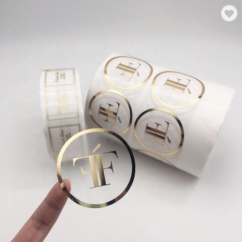 Jewelry Packaging Design, Stickers Transparent, Foil Stickers, Packaging Ideas Business, Small Business Packaging Ideas, Clothing Packaging, 카드 디자인, Small Business Packaging, Candle Business