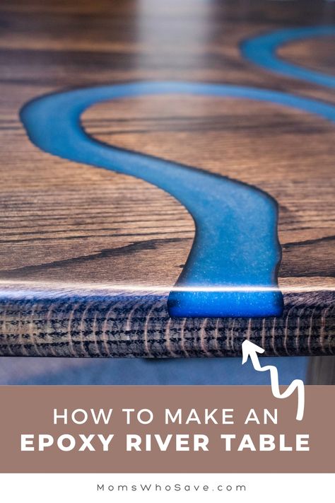 How to Make an Epoxy River Table: Step-by-Step Instructions Epoxy River Table Diy, Diy Table Top Ideas, River Tables Epoxy, Epoxy River Table, Epoxy Crafts, River Tables, Build A Frame, Epoxy Table Top, Table Epoxy