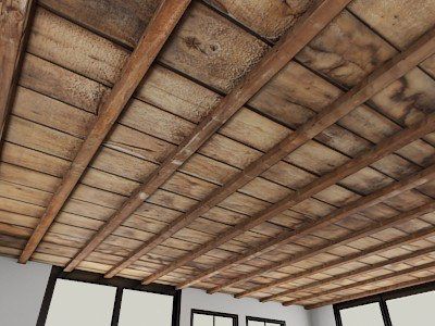 Floating Ceiling, Red Building, Loft Ceiling, Barrel Vault Ceiling, Wooden Ceiling Design, Metal House Plans, New Mexico Homes, Home Interior Design Ideas, Ceiling Materials