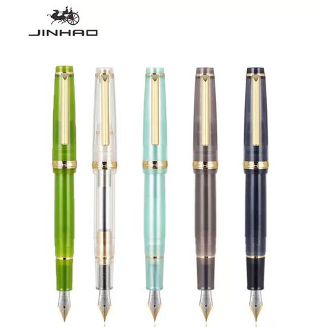 Jinhao 82 Fountain Pen Four Seasons Ink Pen Spin Converter Filler Ef F M Nib Business Stationery Office School Supplies Pens - Fountain Pens - AliExpress Jinhao Fountain Pens, Pen Spin, Business Stationery, Ink Pen, Fountain Pens, Office School, Fountain Pen, Four Seasons, Pen And Ink