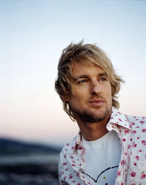 Owen Wilson. Surfer Hairstyles, Andrew Wilson, Surfer Hair, Owen Wilson, Shia Labeouf, Logan Lerman, Celebrity Faces, Wes Anderson, Amanda Seyfried