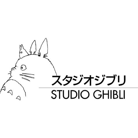 Ghibli Studio Logo, Studio Ghibli Graphic Design, Studio Ghibli Line Art, Studio Ghibli Svg, Studio Ghibli Manga, Studio Ghibli Logo, Ghibli Png, Ghibli Logo, Ghibli Sketch