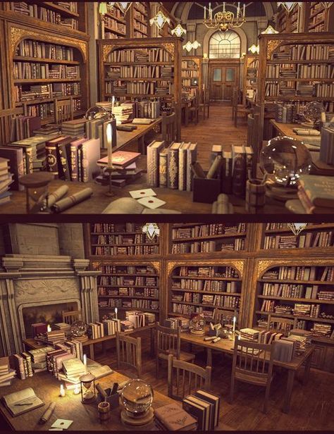 Fantasy Library, Grand Library, Library Table, Library Room, Room Library, Daz Studio, Fantasy Story, Large Candles, Materials And Textures