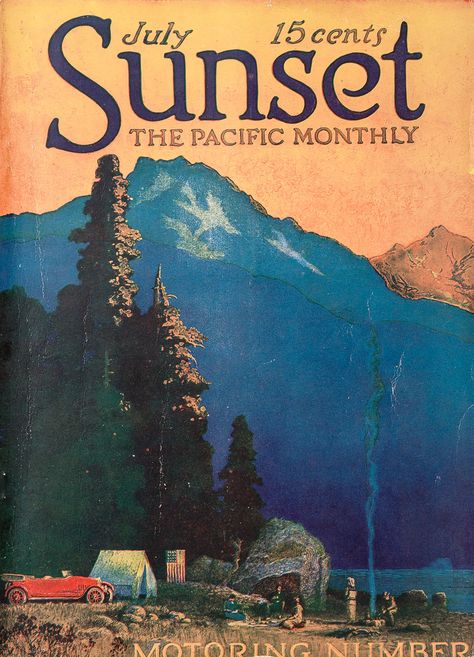 July 1917 “A Motor-Lodge in Some Vast Wilderness” | A decade-by-decade look at 110 years of grandeur, glamping, and good times in the outdoors on our magazine covers Camping Magazine, Glamping Essentials, Magazine Cover Layout, Outdoor Magazine, Cabin Trip, Sunset Magazine, Retro Housewife, Retro Advertising, Vintage Camping