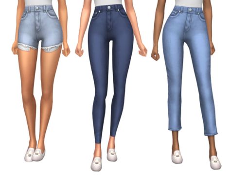 by greenllamas on tumblr Sims 4 Mm Jeans, Sims 4 Pants Maxis Match, Sims 4 Jeans Cc Maxis Match, Sims 4 Cc Jeans Maxis Match, Cc Jeans, Pelo Sims, Sims 4 Mm Cc, Sims 4 Gameplay, Sims 4 Dresses