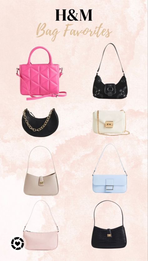 H&M has so many cute, affordable and aesthetic bags at the moment! Check them out 🫶🏻 #shoulderbag #bagsandpurses #shoppingbag #fashionstyle #fashionideas #styleblogger #liketoknowit H&m Handbags, Aesthetic Bags, Spring Bags, Beige Bag, Spring 2023, Black Bag, Pink Bag, Bago, Mini Bag