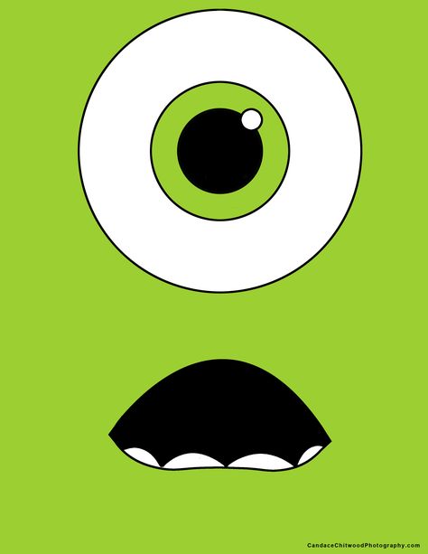 Mike Wazowski Drawing, Mike Wazowski Rock Painting, Monster Inc Mike Wazowski, Mike Wazowski Painting, Monsters Inc Painting Canvases, Disney Paintings, Easy Canvas Art, Cute Canvas Paintings, Cute Canvas