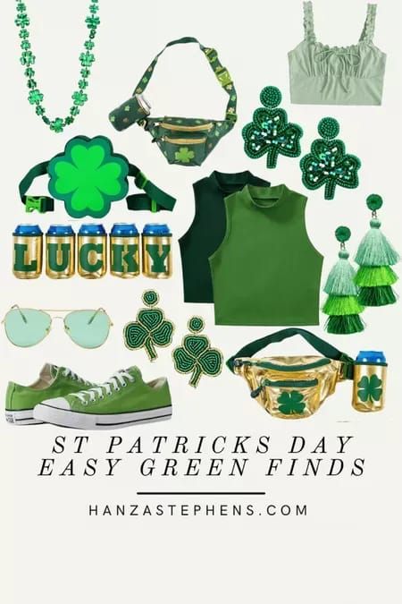 St Patricks Day Accessories Women, St Patrick’s Day Outfits, At Patrick’s Day Outfits, Outfit Inspo Green, St Pattys Day Outfit, Closet Basics, Girls Night Outfit, St Patricks Day Crafts For Kids, St Patrick's Day Outfit