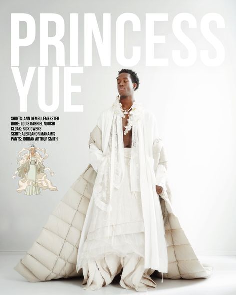 Avatar Princess Yue, Wisdom Kaye Outfits, Male Couture, Aleksandr Manamis, Rick Owens Shirt, Wisdom Kaye, Louis Gabriel Nouchi, Princess Yue, Masculine Outfits