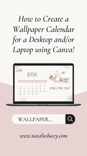 How to Create a Wallpaper Calendar for a Desktop and/or Laptop using Canva. Imac Desktop Wallpapers, Canva Desktop Wallpaper, Windows Desktop Wallpaper, Laptop Using, Desktop Wallpaper Calendar, Memo Pad Design, Imac Desktop, Desktop Wallpaper Organizer, Mandala Wallpaper