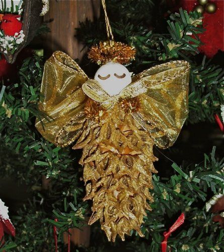 The Free Money-Saving Tips Ezine: Homemade Christmas Ornaments: Magnolia Pod Angel Magnolia Christmas Decor, Target Christmas Decor, Diy Magnolia Wreath, Homemade Christmas Ornaments, Glam Christmas Decor, Silver Christmas Decorations, Rose Gold Christmas, Christmas Chalkboard, Country Christmas Decorations