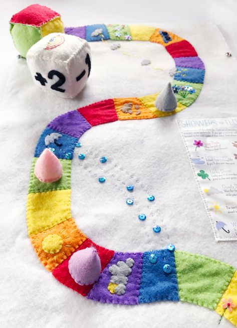 Felt Games, Finger Puppet Patterns, Flowers Felt, Felt Ball Rug, Felt Toys Patterns, Busy Books, Felt Books, Creative Products, Felt Baby