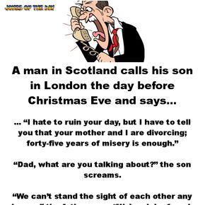 #Clean #Joke #Christmas | Scottish couple wants their kids to visit on Christmas Eve Funny Christmas Poems For Adults, Christmas Eve Meme Funny, Christmas Eve Memes, Christmas Jokes For Adults, Christmas Eve Meme, Christmas Funnies, Christmas Eve Quotes, Christmas Quotes For Friends, Christmas Trays