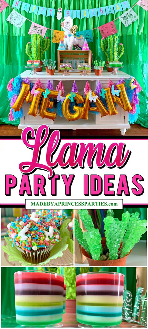 Llama Party Activities, A Whole Llama Fun Birthday, Llama And Cactus Party, Llama Birthday Party Games, Llama Theme Party, Llama Fiesta Birthday Party, Lama Birthday Party Ideas, Llama Party Games, Diy Llama Decorations