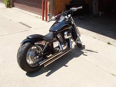 2003 Honda Shadow Spirit 750 by Jshinlever | www.CruiserCust… | Flickr Honda Shadow 750 Custom, Honda Shadow 1100, Honda Shadow Spirit 750, Shadow Spirit, Motorcycle Ideas, Road Adventure, Honda Shadow, Biker Life, Open Road