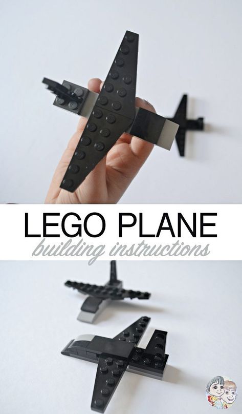 Lego plane building instructions plus Lego CN Tower - Craftionary Lego Card, Lego Helicopter, Lego Plane, Lego Plates, Brown Plates, Grey Plates, Lego Activities, Magnetic Tiles, Lego Pieces