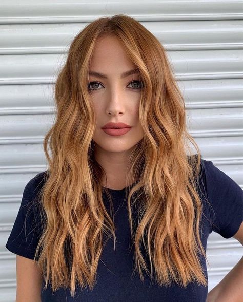 Trendy Women’s Haircuts 2023, Copper Blonde Dark Roots, Rusty Blonde Hair, Light Brown And Ginger Hair, Natural Looking Ginger Hair, Copper Hair With Green Eyes, Copper Strawberry Blonde Hair, Copper Hair For Pale Skin, Olivia Jade Red Hair