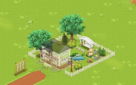 Hay Day Farm Design House, Hay Day Full Farm Design, Hayday Farm Design Ideas Simple Level 30, Hay Day Bakery Design, Hay Day Entrance Design, Hay Day Farm Design Level 20, Hayday House Design, Hay Day Cow Design, Hayday Crop Layout