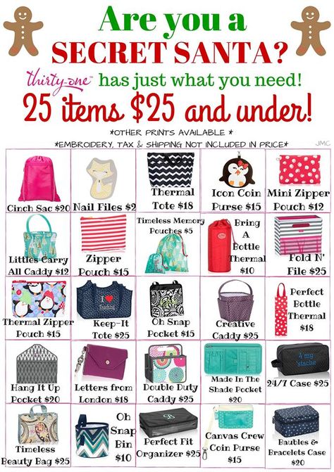 So many great ideas! Thirty One Uses, Thirty One Organization, 31 Party, Thirty One Fall, 31 Bag, Santa Ideas, Thirty One Party, Thirty One Business, Thirty One Consultant