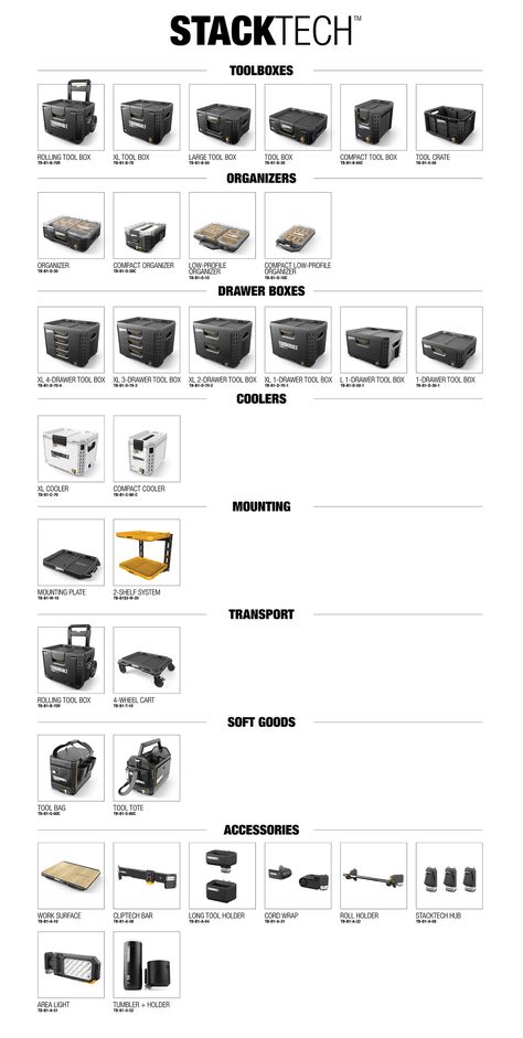 ToughBuilt StackTech :: Behance Tech Stack, Toughbuilt Stack Tech, Dewalt Tough System, Tool Room, Storage System, Tool Box, Adobe Photoshop, Adobe Illustrator, Tools