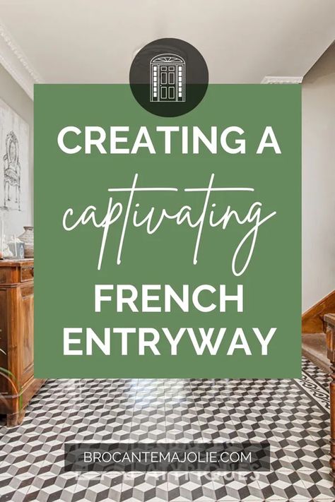 The Secret Stories Behind captivating French country Entryways - Brocante Ma Jolie French Provincial Entryway, Front Entryway Ideas Foyers, French Country Entryway Ideas, French Country Foyer, French Country Entry, French Entryway, French Country Entryway, French Country Paint Colors, Country Entryway