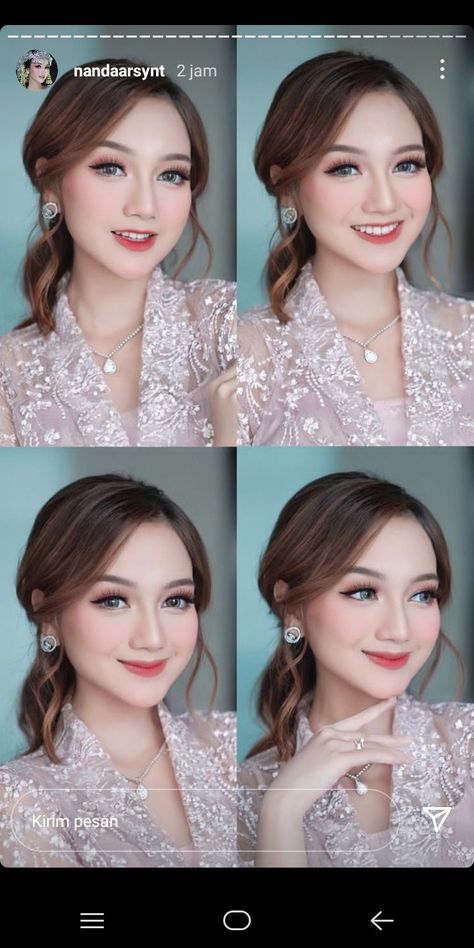 Graduation Makeup Ideas Natural Korean, Korean Makeup Look For Graduation, Make Up Korean Look Natural, Make Up Kondangan Simple, Make Up Perpisahan, Makeup Wisuda Hijab Natural, Make Up Natural Wisuda, Makeup Bridesmaid Hijab, Graduation Looks Makeup