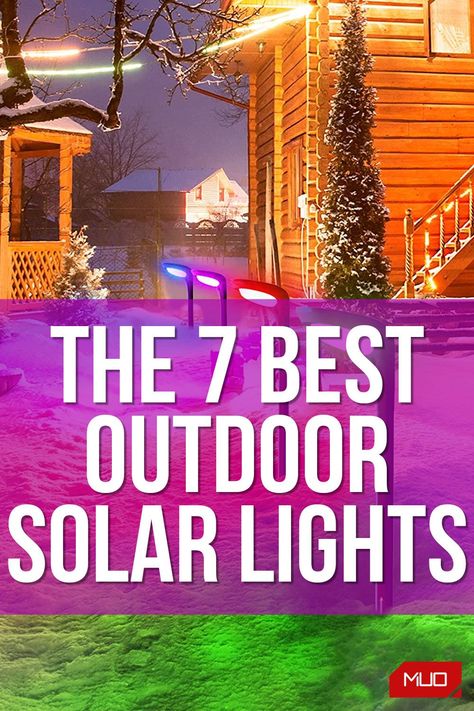 Outdoor solar lights are the best way to illuminate your home for maximum #security while saving bills. They collect energy directly from the sun during the day and automatically turn on at night. Here are the best outdoor solar lights available today. #sustainable #lighting #outdoor #landscaping #garden #ideas Outdoor Solar Flood Lights, Solar Lights Ideas Outdoor Landscape, Solar Outdoor Lighting Ideas, Outdoor Solar Lighting Ideas, Solar Lights Ideas Outdoor, Landscaping Garden Ideas, Best Outdoor Solar Lights, Dream Garden Backyards, Best Solar Lights