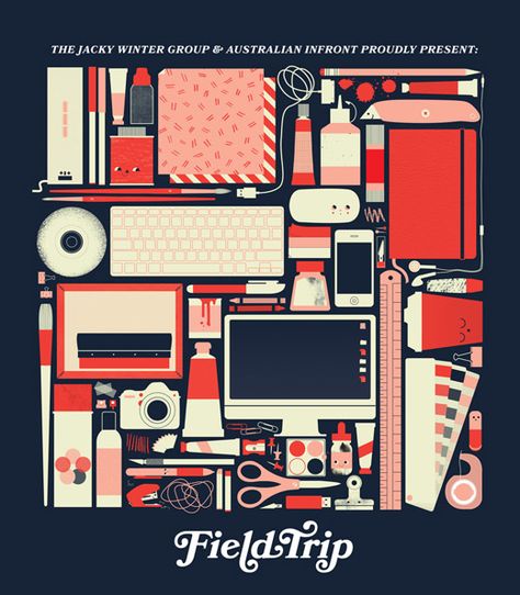 Things Organized Neatly, Website Illustration, Design Jobs, The Design Files, Graphic Design Typography, Vintage Graphics, Field Trip, Graphic Design Inspiration, Illustrations Posters