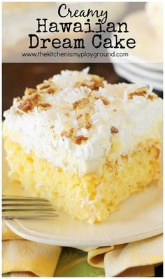 Hawaiian Dream Cake, Coconut Pineapple Cake, Pineapple Pudding, Hawaiian Desserts, Pineapple Cake Recipe, Hawaiian Cake, Pineapple Desserts, Pineapple Recipes, Dessert Simple